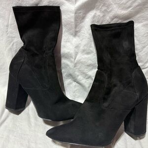 Ivanka Trump size 10 ankle boots. Black suede